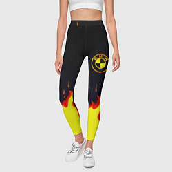 Леггинсы женские BMW огненный, цвет: 3D-принт — фото 2