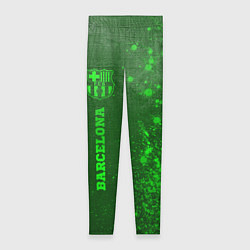 Леггинсы женские Barcelona - green gradient по-вертикали, цвет: 3D-принт