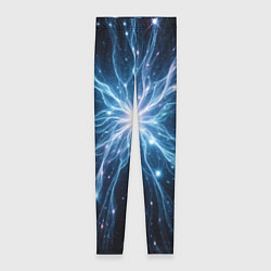 Леггинсы женские Всплеск света и звезды - космическая абстракция, цвет: 3D-принт