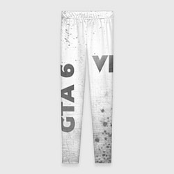 Леггинсы женские GTA 6 - white gradient вертикально, цвет: 3D-принт