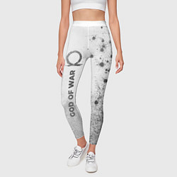 Леггинсы женские God of War - white gradient по-вертикали, цвет: 3D-принт — фото 2