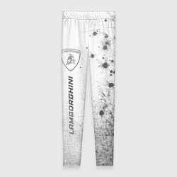 Леггинсы женские Lamborghini - white gradient по-вертикали, цвет: 3D-принт