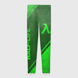 Леггинсы женские Half-Life - green gradient вертикально, цвет: 3D-принт