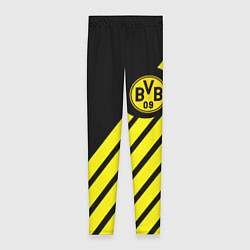 Леггинсы женские Borussia geometry yellow, цвет: 3D-принт