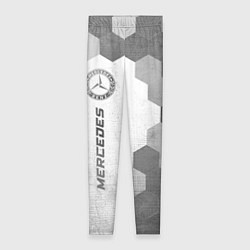 Леггинсы женские Mercedes - white gradient по-вертикали, цвет: 3D-принт