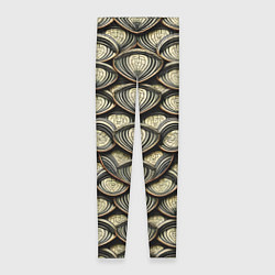 Женские легинсы Объемный египетский паттерн