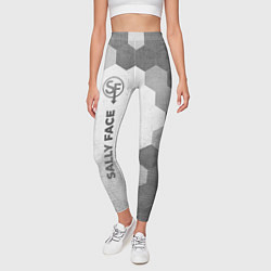 Леггинсы женские Sally Face - white gradient по-вертикали, цвет: 3D-принт — фото 2