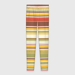 Женские легинсы Горизонтальные полосы