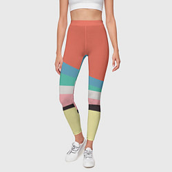Леггинсы женские Спектр июнь, цвет: 3D-принт — фото 2