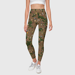 Леггинсы женские Земли Данжа - Герои 3, цвет: 3D-принт — фото 2