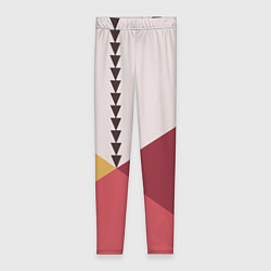 Женские легинсы Колор-блок фруктовый чиа пудинг