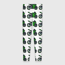 Женские легинсы Motorbike green