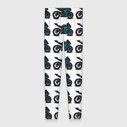 Женские легинсы Motorbike blue