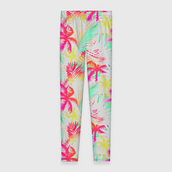Женские легинсы Palm yellow pink