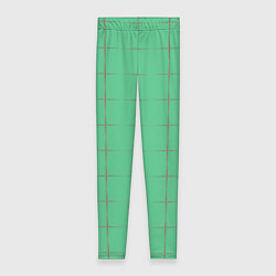 Женские легинсы Color green stripes