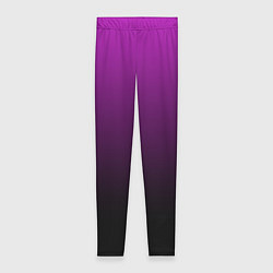 Леггинсы женские Purple gradient, цвет: 3D-принт