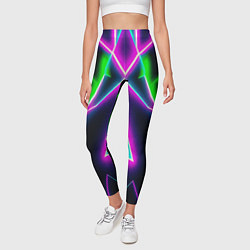 Леггинсы женские Multicolored colorful color, цвет: 3D-принт — фото 2