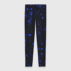Леггинсы женские Color blue khaki, цвет: 3D-принт