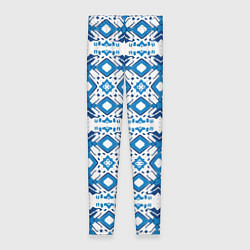 Леггинсы женские Геометрический узор в этническом стиле, цвет: 3D-принт
