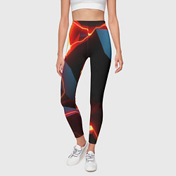 Леггинсы женские Tile breaking, цвет: 3D-принт — фото 2