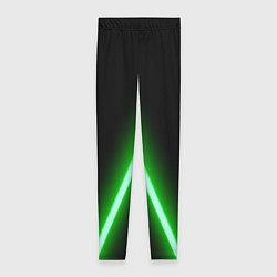 Леггинсы женские Color neon green, цвет: 3D-принт