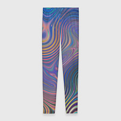 Леггинсы женские Абстрактная рябь, цвет: 3D-принт