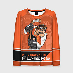 Лонгслив женский Philadelphia Flyers, цвет: 3D-принт