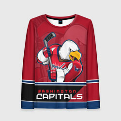 Женский лонгслив Washington Capitals