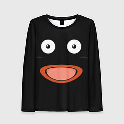 Лонгслив женский Mr Popo Face, цвет: 3D-принт