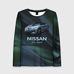 Лонгслив женский Nissan the best, цвет: 3D-принт