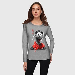 Лонгслив женский Master Panda, цвет: 3D-принт — фото 2