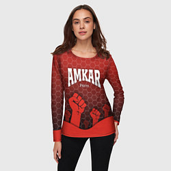 Лонгслив женский Amkar Perm, цвет: 3D-принт — фото 2