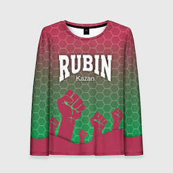 Лонгслив женский Rubin Kazan, цвет: 3D-принт