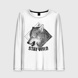 Женский лонгслив Stay Wild