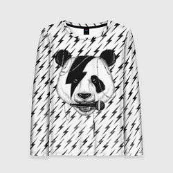 Лонгслив женский Панда вокалист, цвет: 3D-принт