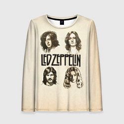Лонгслив женский Led Zeppelin Guys, цвет: 3D-принт