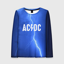 Женский лонгслив AC/DC: Lightning