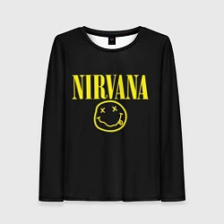 Лонгслив женский Nirvana Rock, цвет: 3D-принт