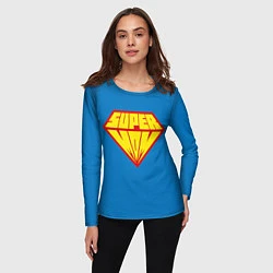Лонгслив женский Супермама, цвет: 3D-принт — фото 2
