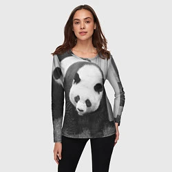 Лонгслив женский Большая панда, цвет: 3D-принт — фото 2