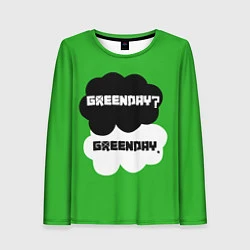 Лонгслив женский Green Day Clouds, цвет: 3D-принт