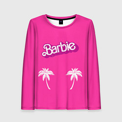 Женский лонгслив Barbie пальмы