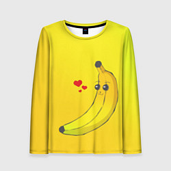 Женский лонгслив Just Banana (Yellow)