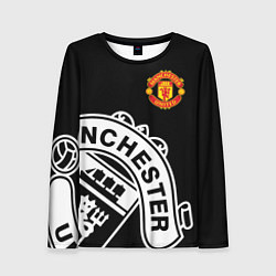 Женский лонгслив Man United: Black Collection