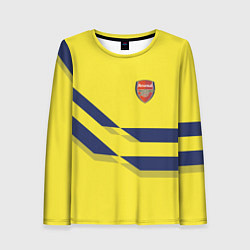 Лонгслив женский Arsenal FC: Yellow style, цвет: 3D-принт