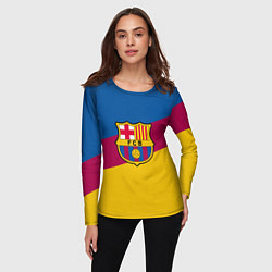 Лонгслив женский FC Barcelona 2018 Colors, цвет: 3D-принт — фото 2
