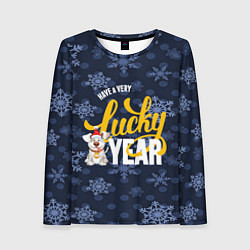 Лонгслив женский Lucky Year, цвет: 3D-принт