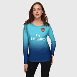 Лонгслив женский Arsenal FC: Ozil Blue Away 17/18, цвет: 3D-принт — фото 2