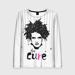 Лонгслив женский The Cure - portrait Robert Smith, цвет: 3D-принт