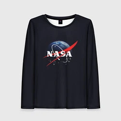 Женский лонгслив NASA: Black Space